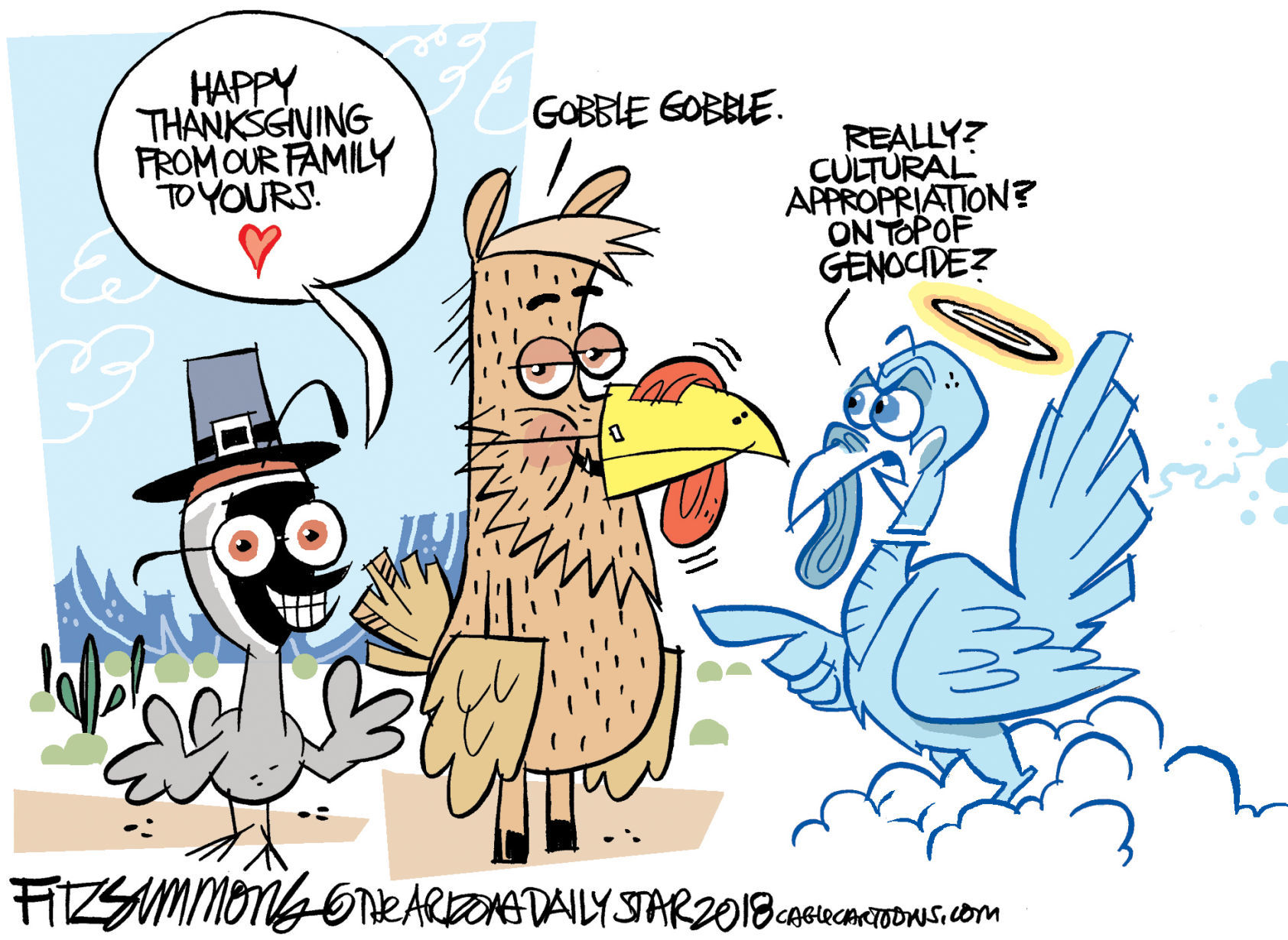 Daily Fitz Cartoon: Thanksgiving